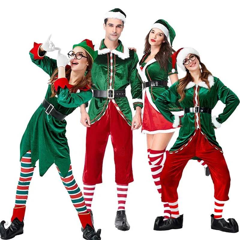 Anime Cosplay Couple - Costume da Babbo Natale per Cosplay,