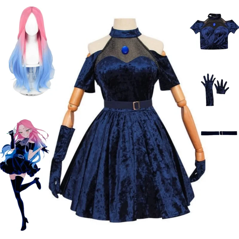 Anime Cosplay Blue Hair - Costume Cosplay Mizi 2026 Costume Cosplay