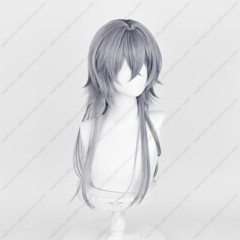 Parrucca cosplay Arknights Log - Anime Cosplay Blue Hair recensione e prezzo