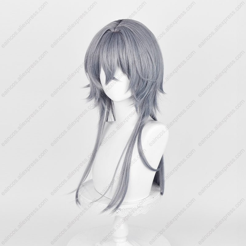 Parrucca cosplay Arknights Log - Anime Cosplay Blue Hair recensione e prezzo
